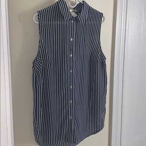 Sleeveless Dress Shirt